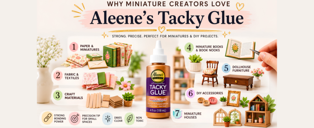 Why Miniature Creators Love Aleene’s Tacky Glue