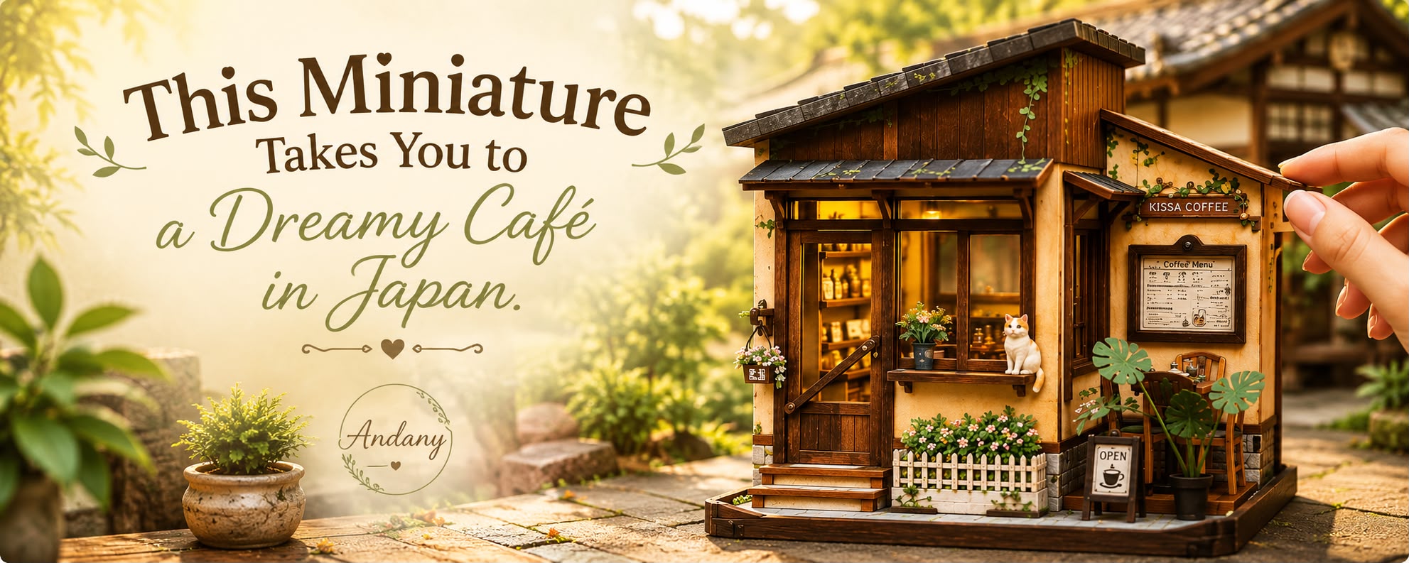 This Miniature Takes You to a Dreamy Café in Japan