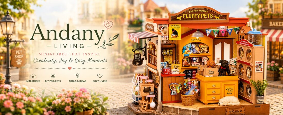 Who Wouldn’t Want to Step Into This Little Pet Shop? | Rolife Fluffy Pets Miniature DIY Kit