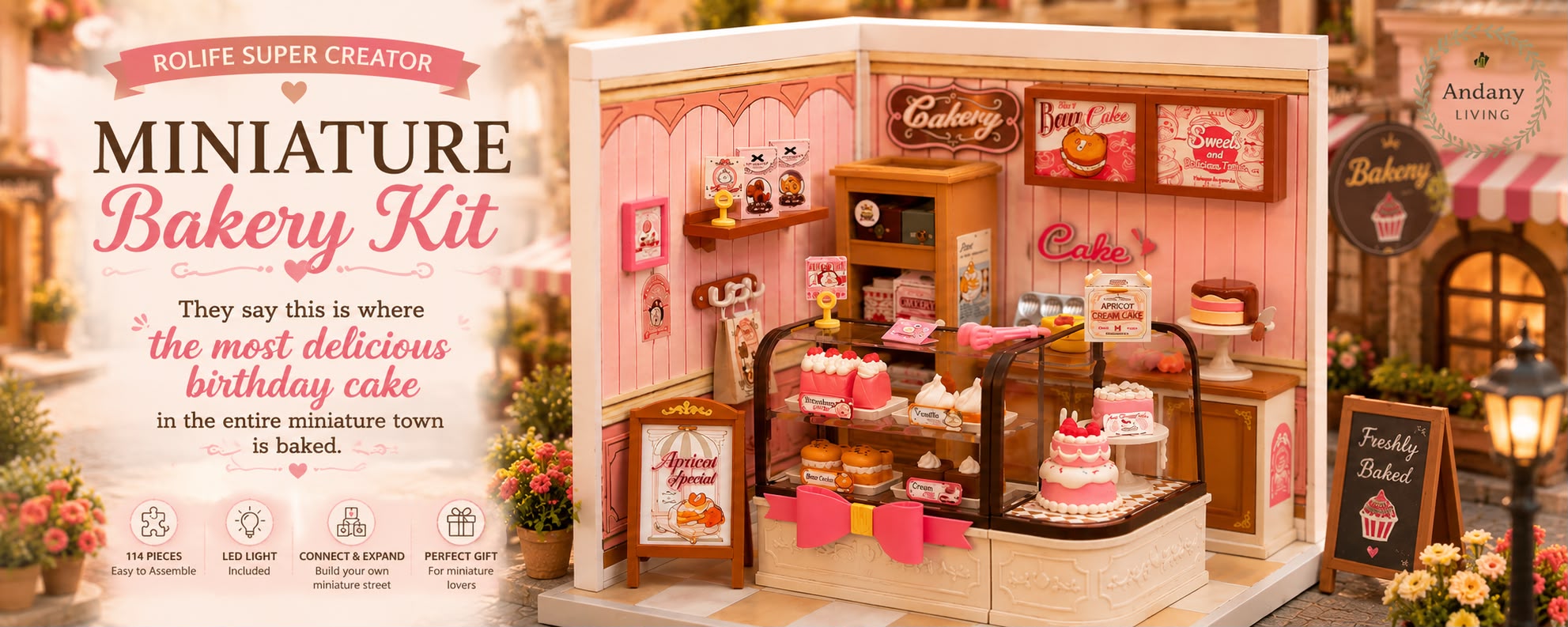 🍰 Build the Sweetest Miniature Bakery in Town
