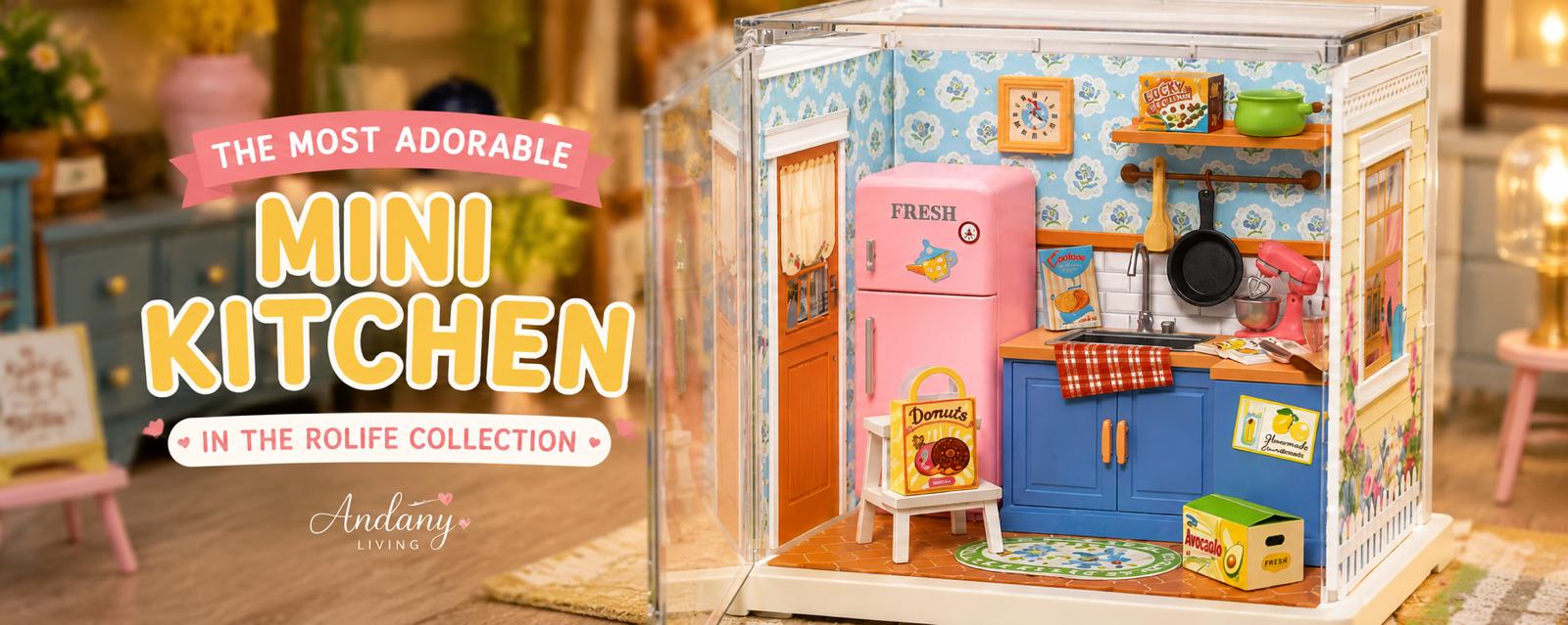 Rolife Super Creator Baking Home Kitchen: A Cozy Miniature Kitchen Full of Tiny Details
