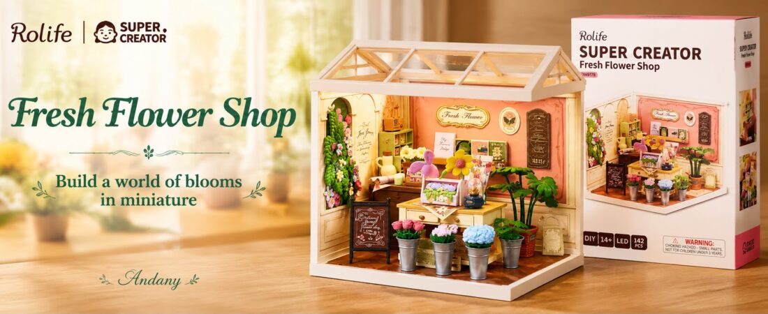 Rolife Super Creator Fresh Flower Shop Review | A Peaceful Miniature Flower Shop to Build