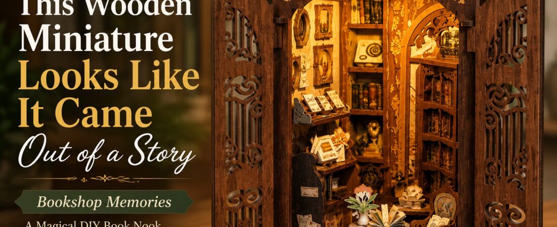 CUTEBEE Bookshop Memories Review | This Wooden Miniature Looks Like It Came Out of a Story